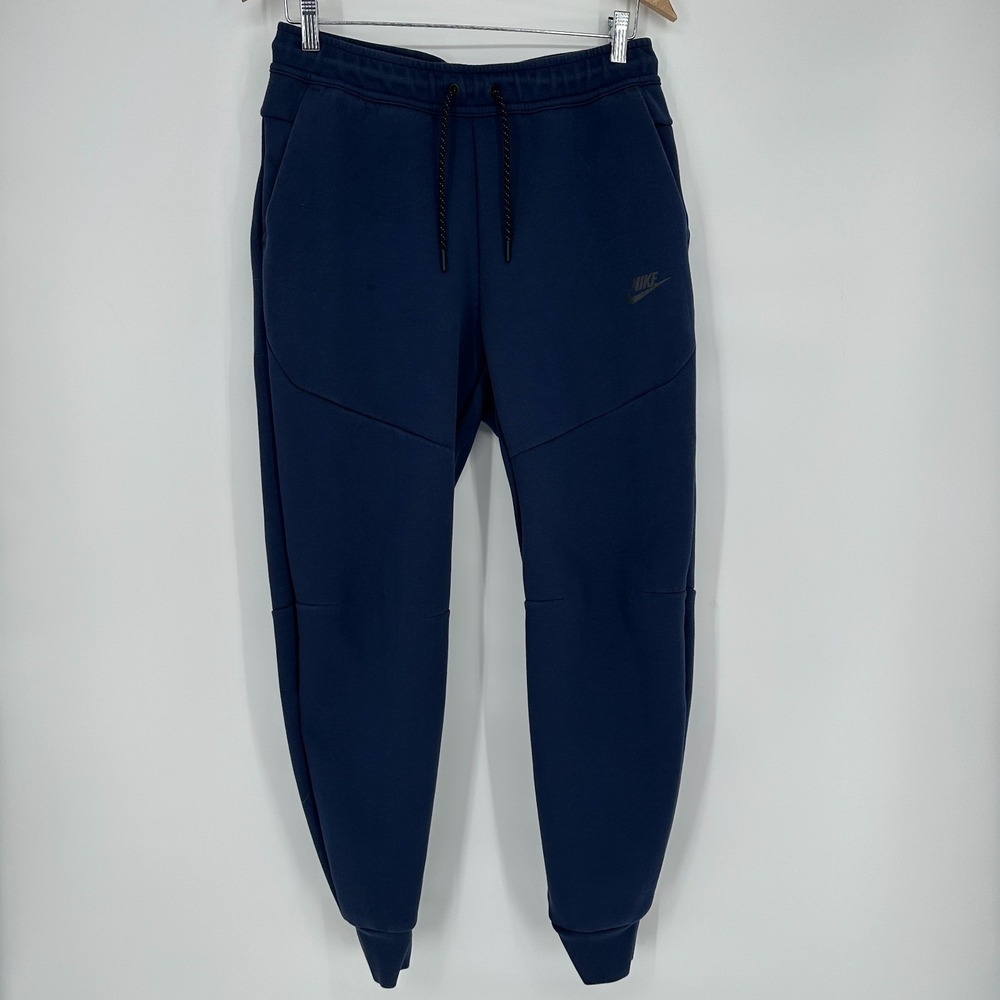 Nike Mens Navy Drawstring joggers activewear Medium